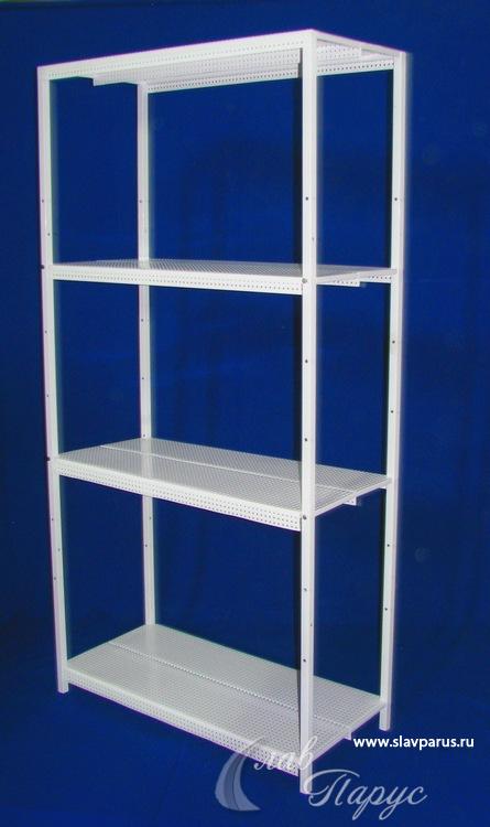 стеллаж металлический ПР - 100-43-4П стеллаж металлический ПР - 100-43-4П